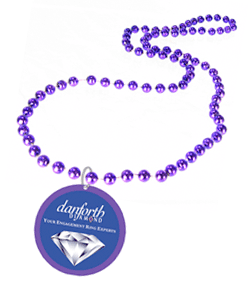 Danforth Medallion and Purple Beads!