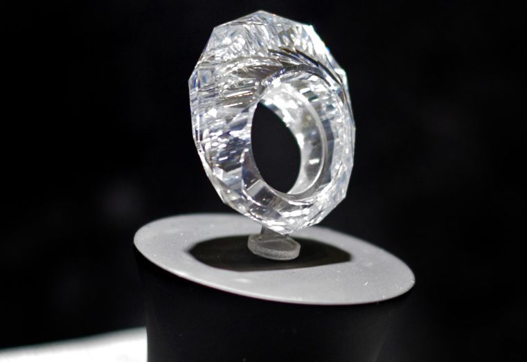 150-Carat All-Diamond Ring by Shawish Jewelry