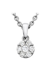 Diamond Cluster Necklace