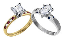 Engagement Rings with Gemstones