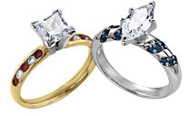 Engagement Rings with Gemstones