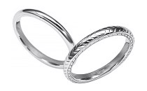 palladium wedding ring