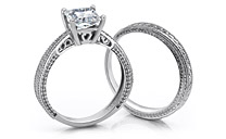 Engagement Rings with Matching Wedding Rings