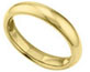 Comfort fit wedding rings