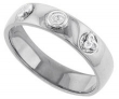 Palladium 5 mm Wedding Band with Celtic Symbols