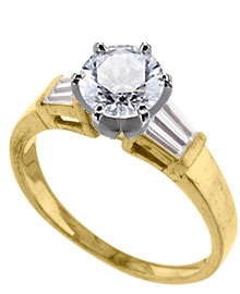 Baguette Engagement Rings: Pieced together elegance