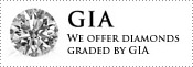 We offer diamonds graded by GIA
