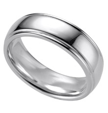 Palladium 6 Mm Half Round Comfort Fit Men S Wedding Band